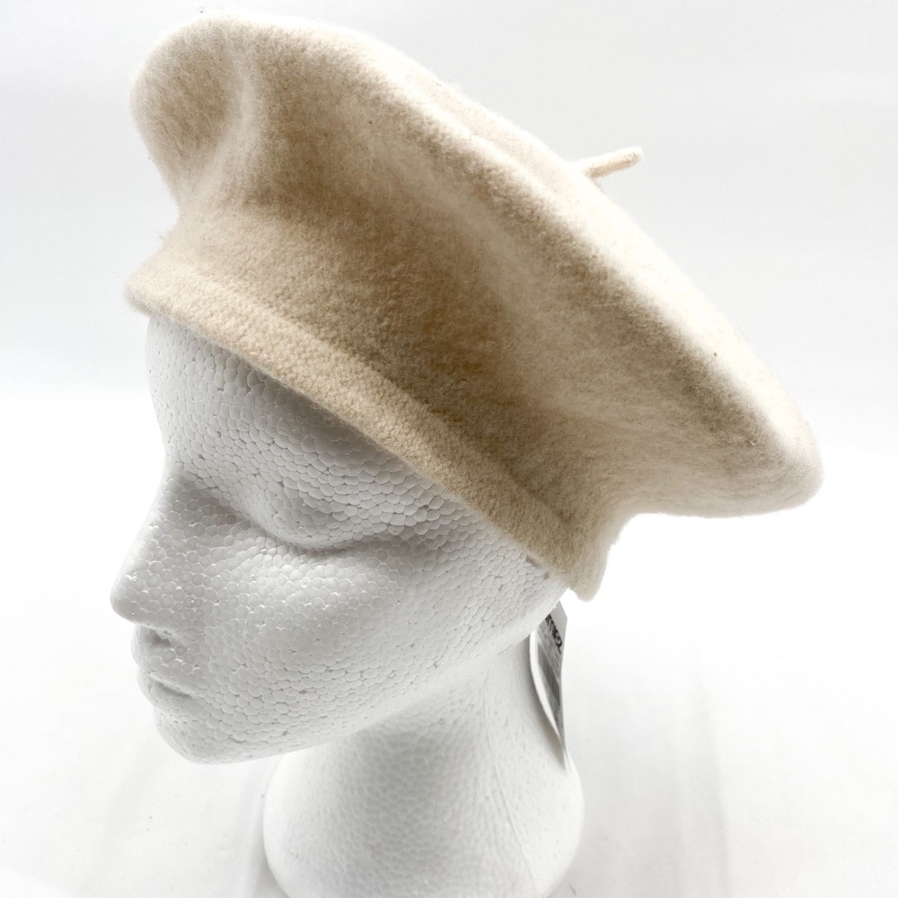 DESERT DREAMER Barbed Wire Rose White Beret - Picture 4 of 8